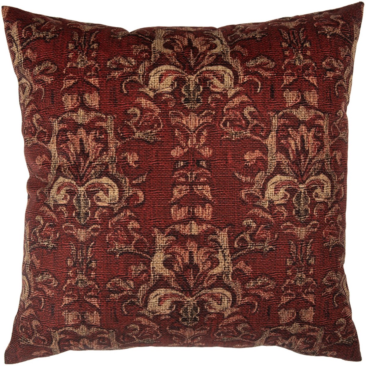 Clayre & Eef Kussenhoes 45x45 cm Rood Polyester