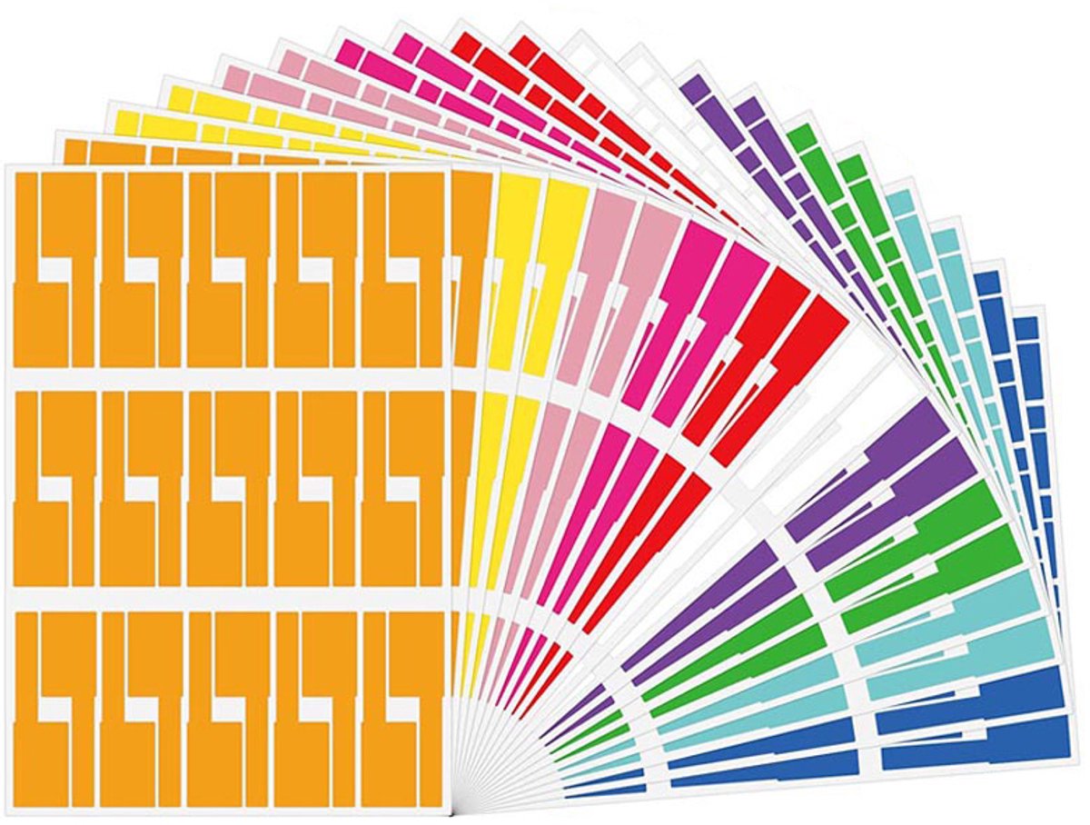 360 stuks kabellabels, zelfklevend waterdicht draadlabel, schrijven op koord, labellabels