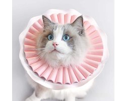 Aino Zachte beschermkraag voor kat - Kattenkraag - Roze - Maat M