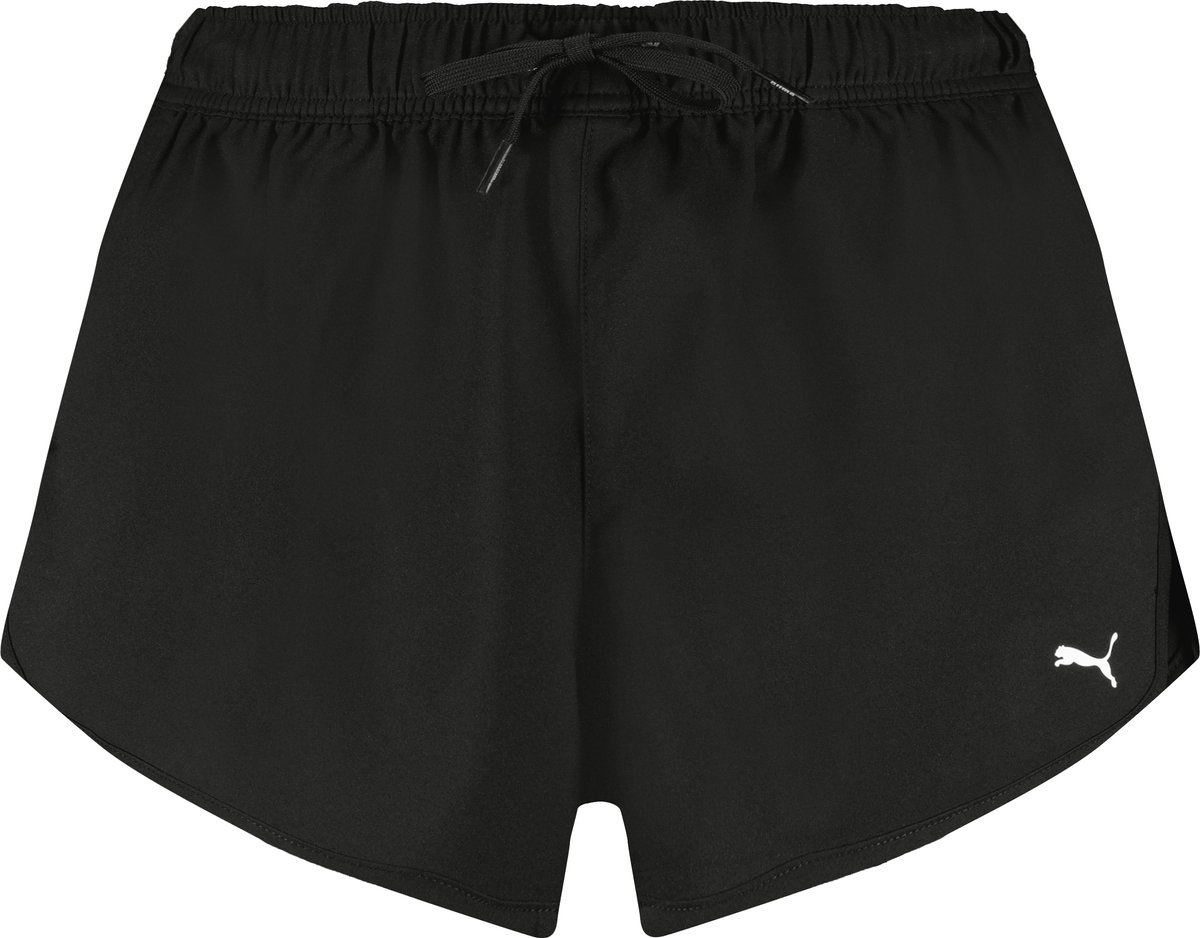 Puma Dames Bikinibroekje Hoge Taille Sneldrogende Stretchstof 1 Pack Zwart