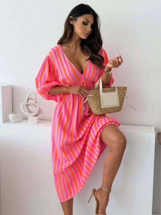 Schilo Jolie Cotton Leopard Gauze Dress – 100% Katoen Zomerjurk | Maat 36-40 | Spring/Summer 2025
