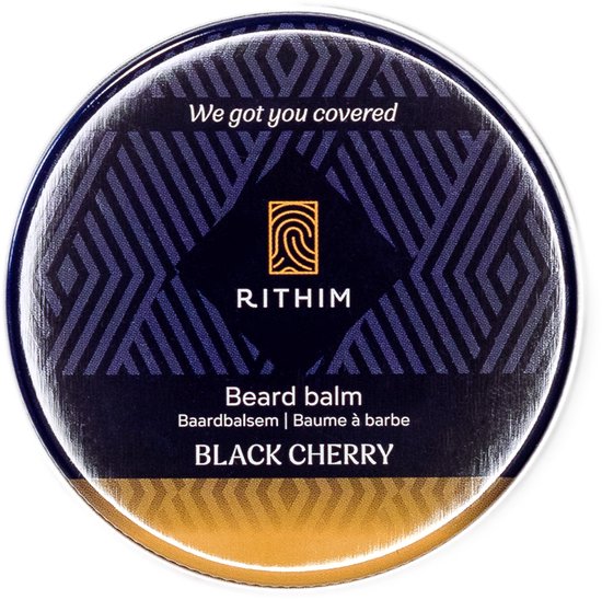 Rithim® Baardbalsem Black Cherry 50ml - baardverzorging - baard conditioner - baardstyling - baardcreme - Beard Balm