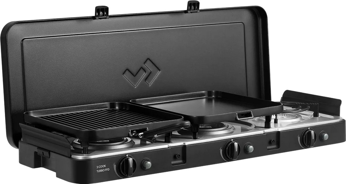 Cadac 3 Cook Turbo FFD Deluxe - Luxe Camping Kooktoestel - 3 Branders