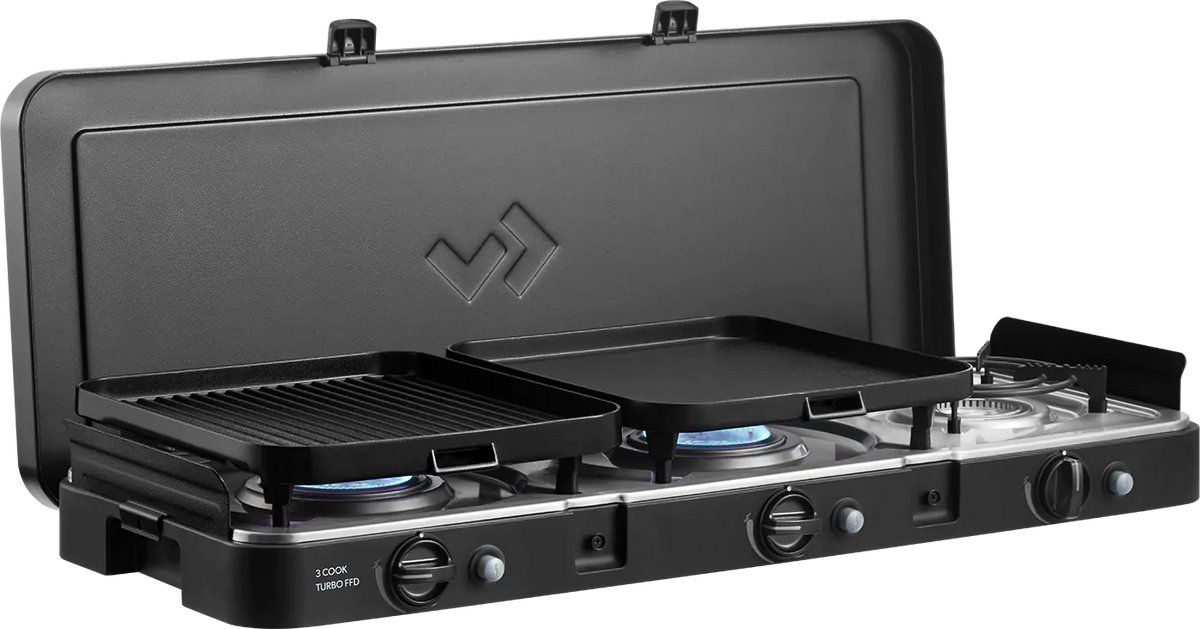 Cadac 3 Cook Turbo FFD Deluxe - Luxe Camping Kooktoestel - 3 Branders