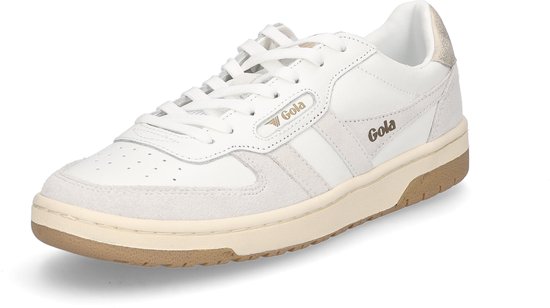 Baskets Gola Hawk pour femme en or blanc