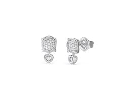 Guess Jewellery JUBE05468JWRHT-U Oorbellen Zilverkleurig