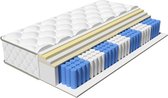 Bol.com Elekiatech matras 90 x 200 cm-22 cm dik-eenpersoonsmatrassen-verenmatras-Anti-Allergische-met 9-laags composietstructuur aanbieding