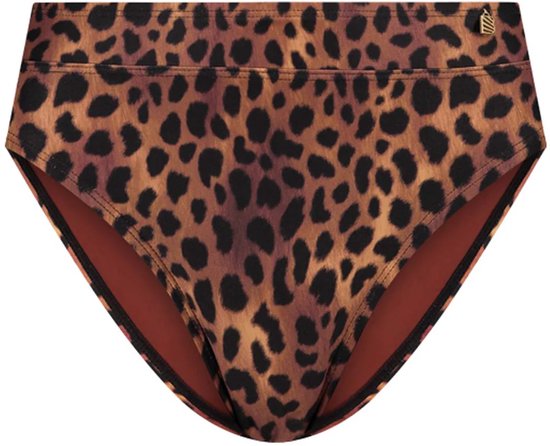 High-Waist Leopard bikinibroekje