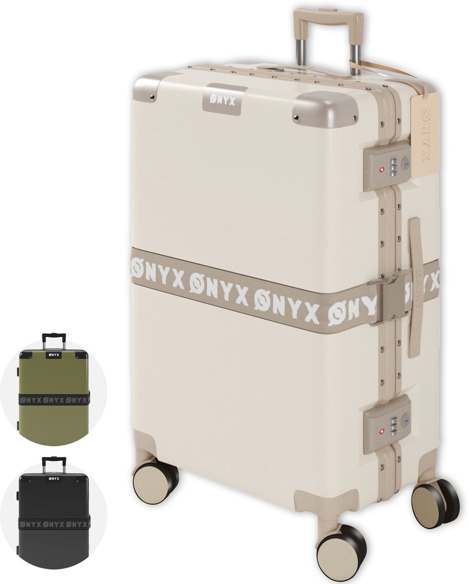 ONYX Check-in Koffer 65L Sand wit