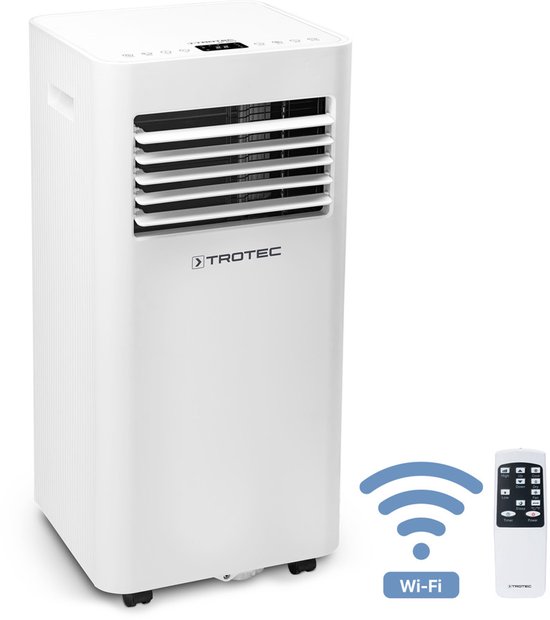 Mobiele airco 2,6 kW 9000 BTU koelventilator ontvochtiger voor ruimte tot 34 m² met afstandsbediening
