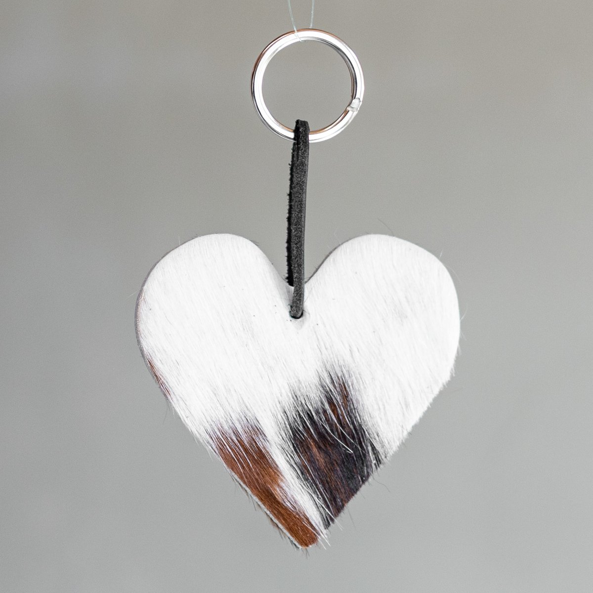 Sleutelhanger hart - Driekleur