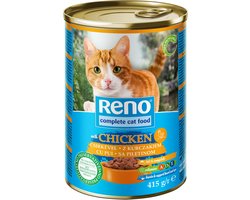Reno Kattenvoer Natvoer Kip in saus 24 x 415g