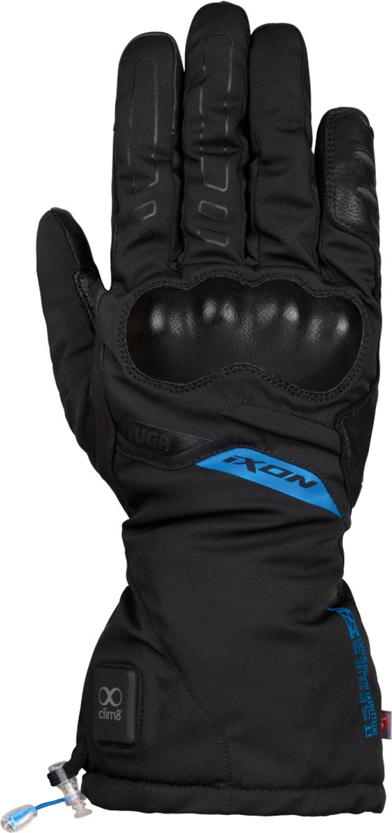 Ixon IT-Yuga Zwart Blauw Verwarmde Handschoenen - Handschoen