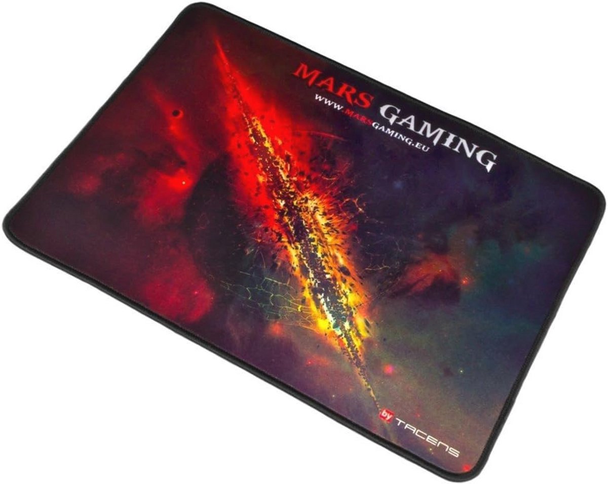 Gaming-muismat voor pc - Hoogste precisie, natuurlijk rubber, maximaal comfort, versterkte randen (Medium 35 x 25 cm)