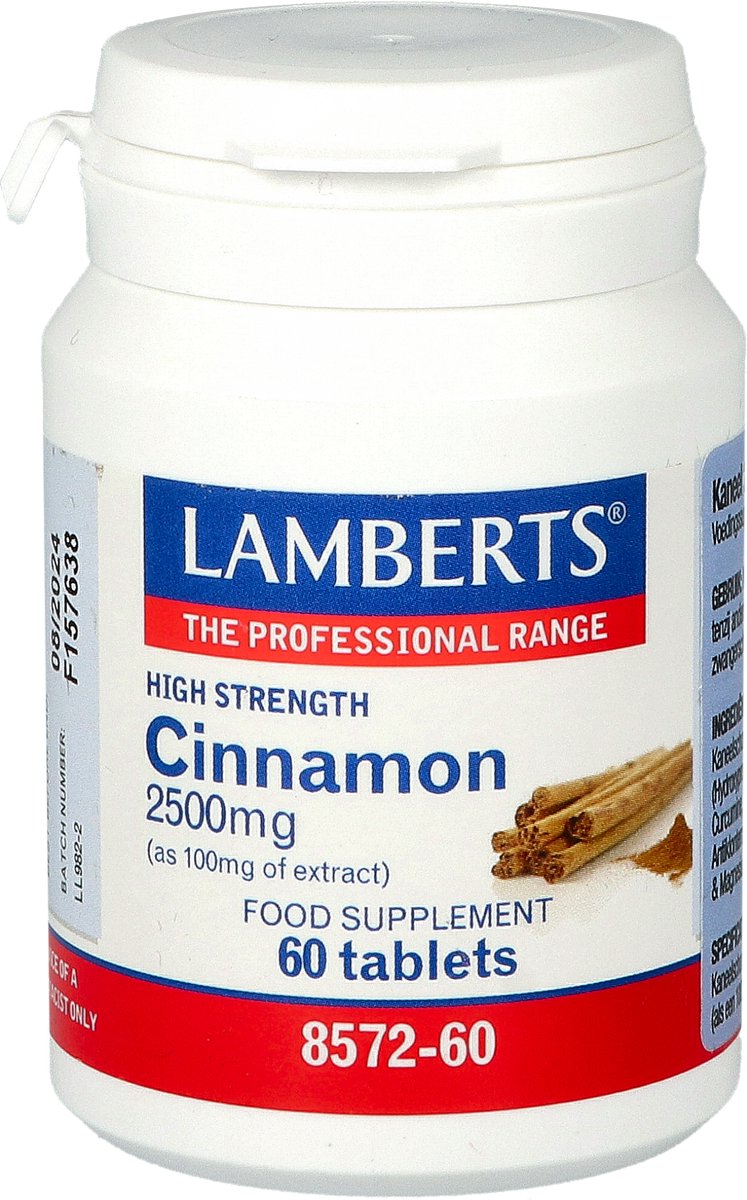 Goedkoopste Lamberts Kaneel 2500 mg- 60 tabletten
