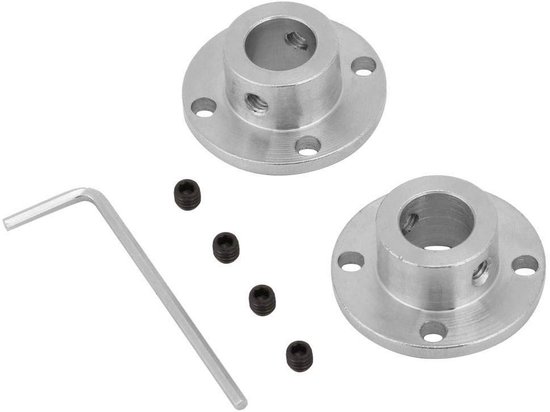 4-delige Flenskoppeling Motorgeleiding Askoppeling Motorplug 6 Mm Binnendiameter H12 D10 Stijf Voor Doe Het Zelf Onderdelen