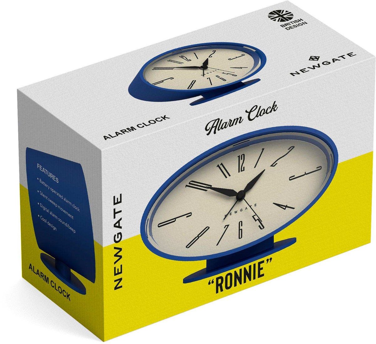 Newgate Ronnie - Wekker - Blauw