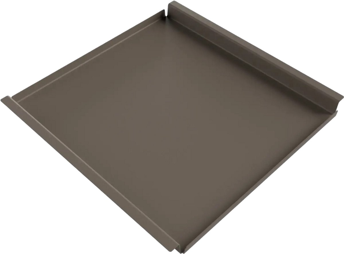 Steellish Dienblad Vierkant - Tray - Aluminium - Taupe - 70 x 70 cm