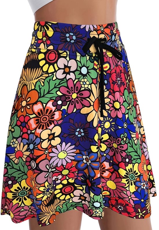 Livano Broekrok Dames - Skort - Korte Broek - Culotte - Wandelrok - Gemengd - Maat XXL