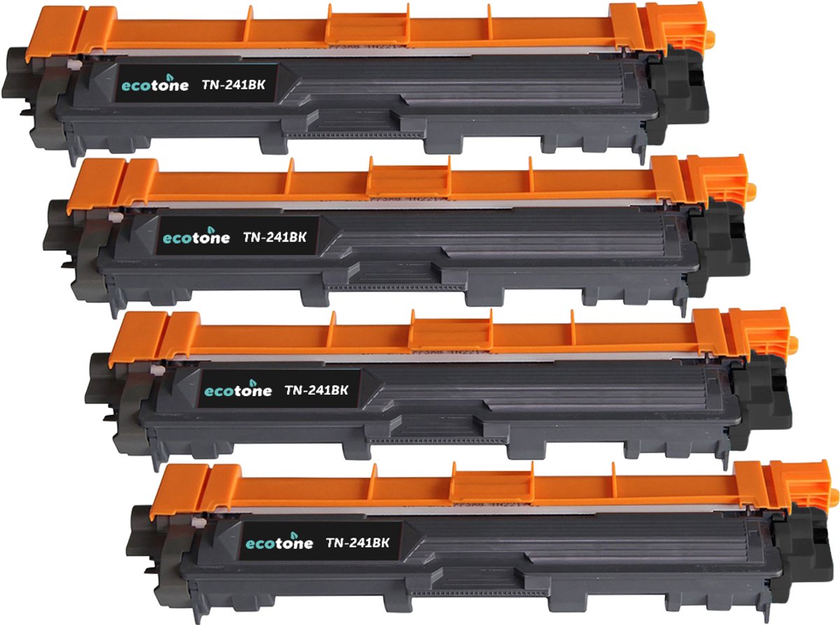Ecopack (Replaces Brother TN-241BK toner) 4xBL - (BL 4x2500 Pages)