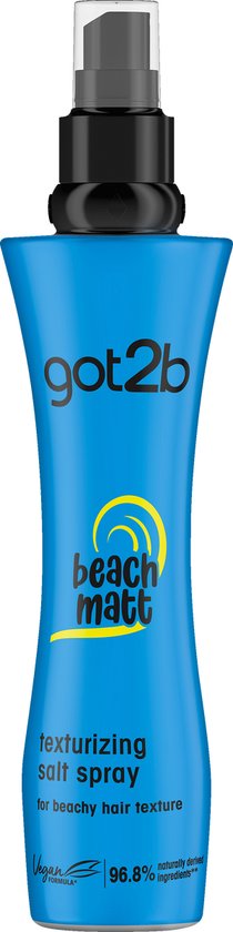 Got2b Beach Matt Texturizing Salt Spray - Haarstyling – Sea Salt Spray – Texture Spray – Beach Waves – Voordeelverpakking - 6 x 200 ml