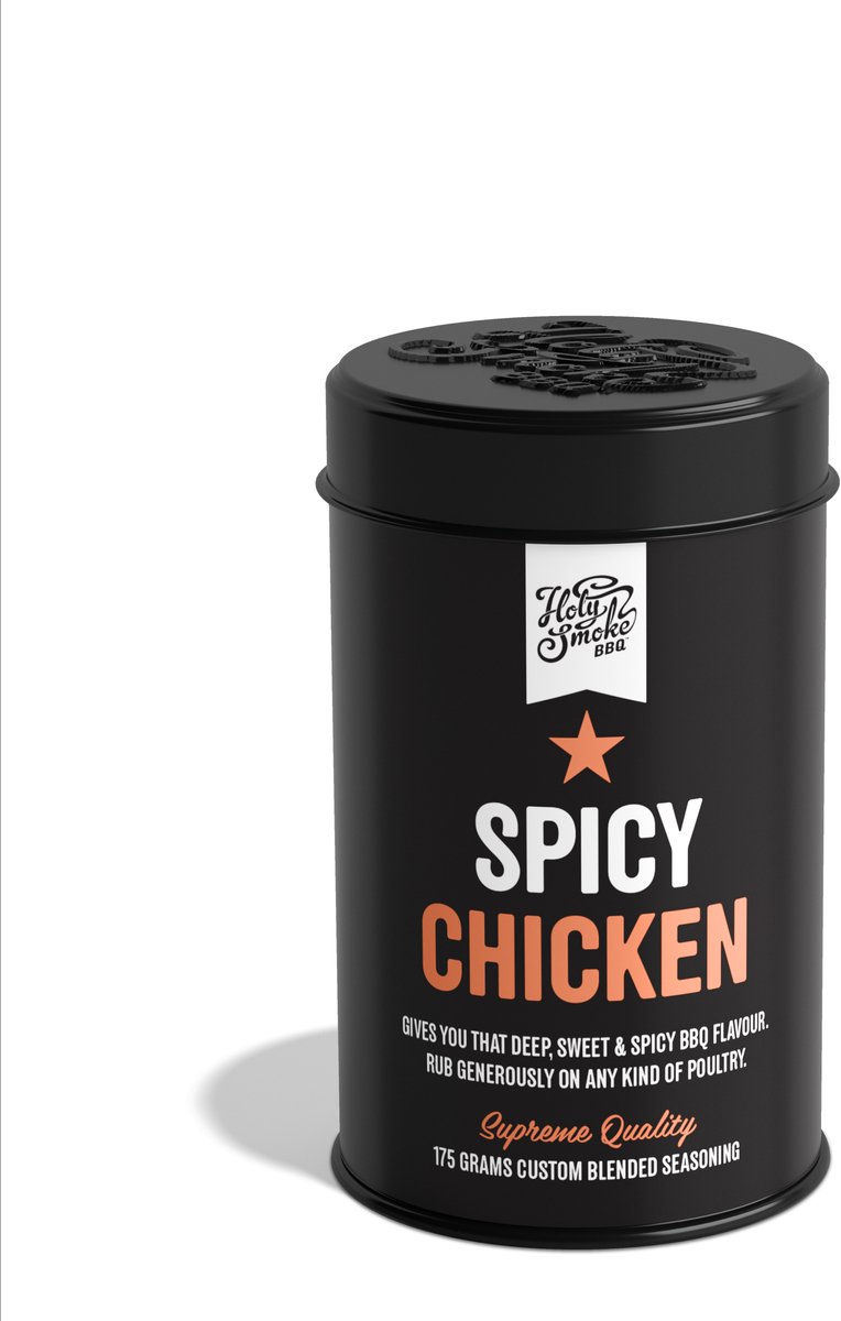 Holy Smoke BBQ - SWEET & SPICY CHICKEN DRY RUB - 175 gram - BBQ rubs - kruiden