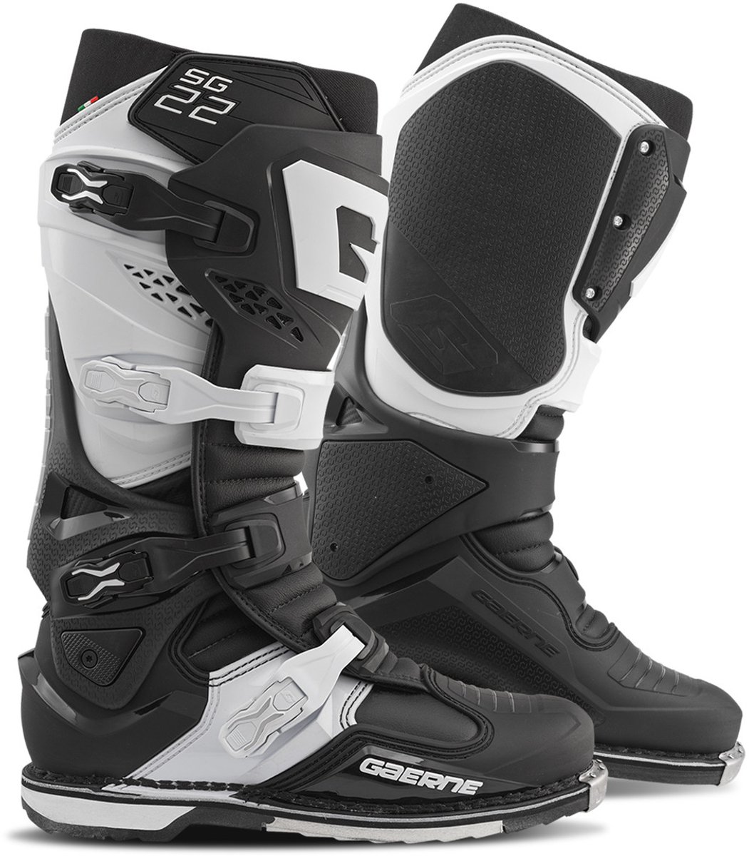 Gaerne SG-22 Zwart Wit Crosslaarzen - Laars