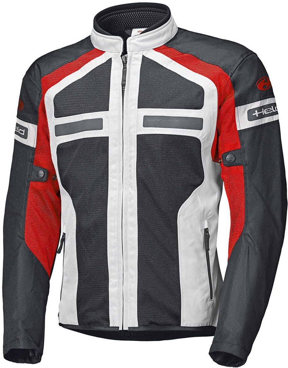 Held Tropic 3.0 Dames Mesh Grijs Rood Textiele Motorjas - Jas