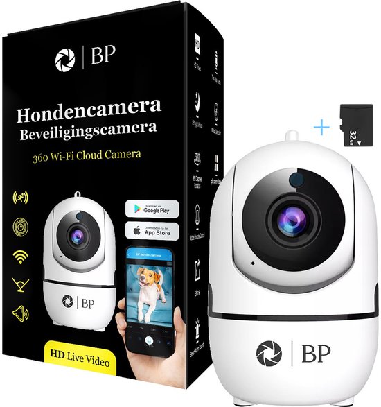BP Hondencamera met Nachtzicht en 32 GB SD Kaart - BP Goods - €44,95