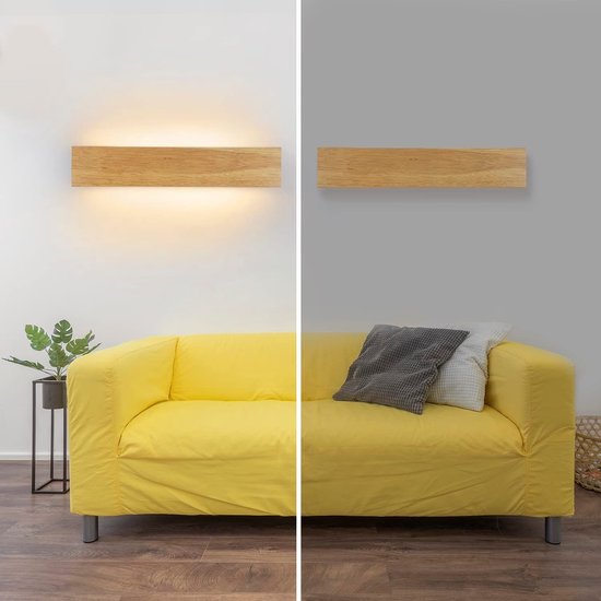 LED Gebarsten Houten Wandlamp Nachtlampje 5W Hout Gebarsten Wandlamp Bedlampje Verlichtingssysteem Is Geschikt Voor Slaapkamer, Studeerkamer, Woonkamer Decoratief Licht