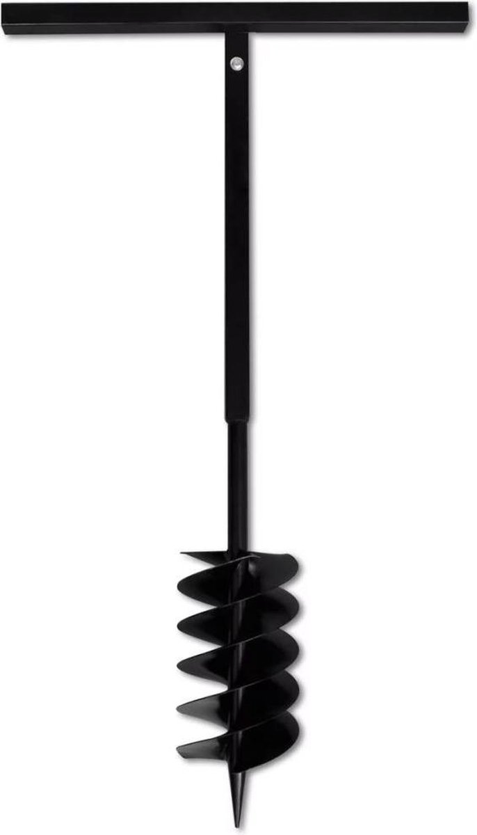vidaXL - Grondboor - met - handvat - en - schroefkop - 150 - mm - (zwart) van VidaXL — afbeelding 4