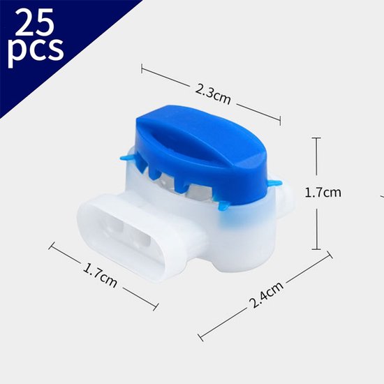 25 stuks Gel connector - kabelverbinder - draadverbinder voor robotmaaier perimeterdraad - begrenzingsdraad - model 314 - grasmaaier - waterdicht - knijpverbinders voor kabeluiteinden van Vladimir. — afbeelding 4