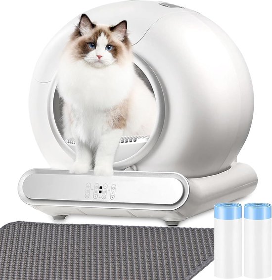 Boven open zelfreinigende kattenbak, automatische kattenbak, XXL met