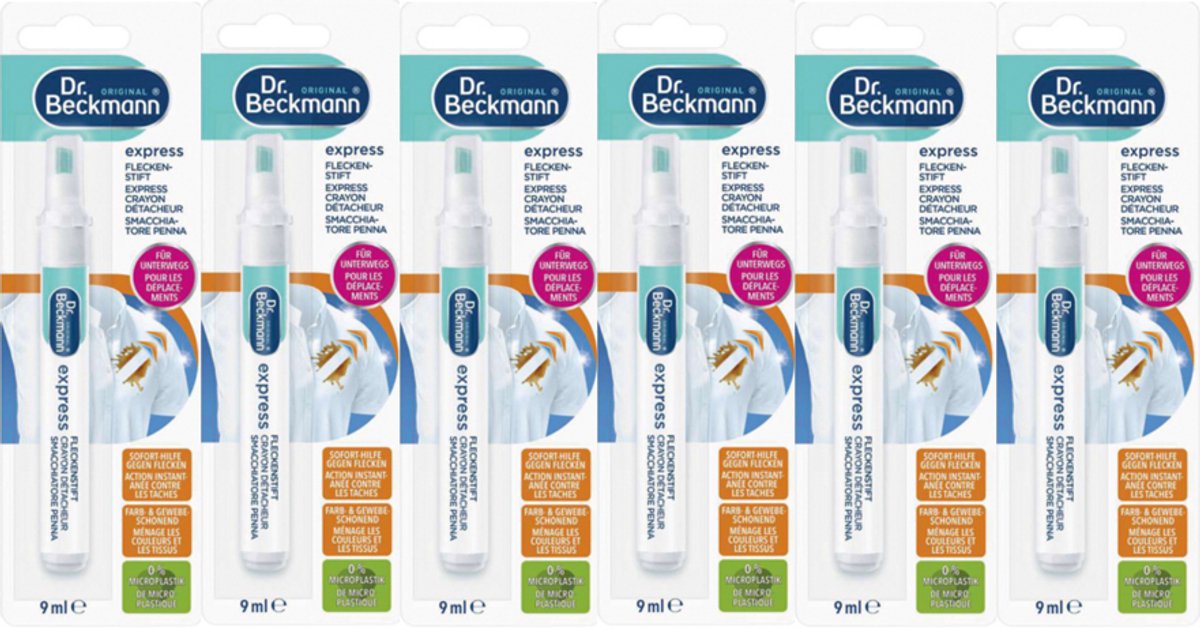 Dr.Beckmann - Vlekkenverwijderaar - Express - 6x9ml