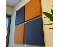 Akoestische Panelen - 60x90 - Antraciet 67 - Geluidsabsorptie - Stijlvol Ontwerp - Akoestisch Wandpaneel - Akoestische Wanddecoratie - Rechte hoeken