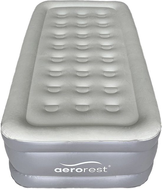 AeroRest Supreme Plush XL luchtbed 1-persoons - Extra lang luchtbed - 210 cm lengte - Met ingebouwde elektrische pomp van Merkloos — afbeelding 5