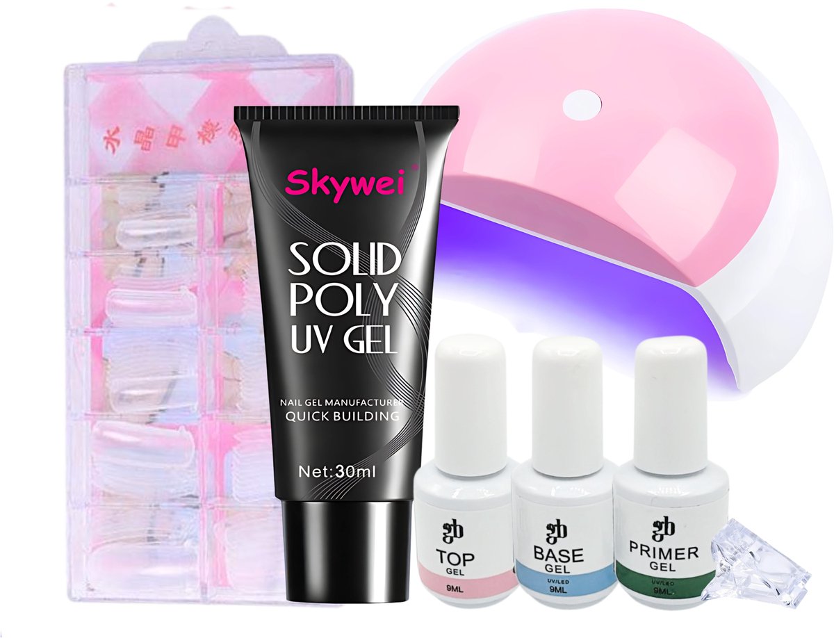 Guardian Beauty Solid Polygel Nagelset - Skywei #03 - 30ml - Nagelverlengingsgelset