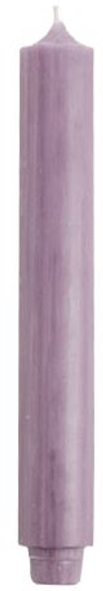 Rustik Lys dinerkaars - 3.2 x 30 cm - 10 stuks - kleur Pastel Lilac