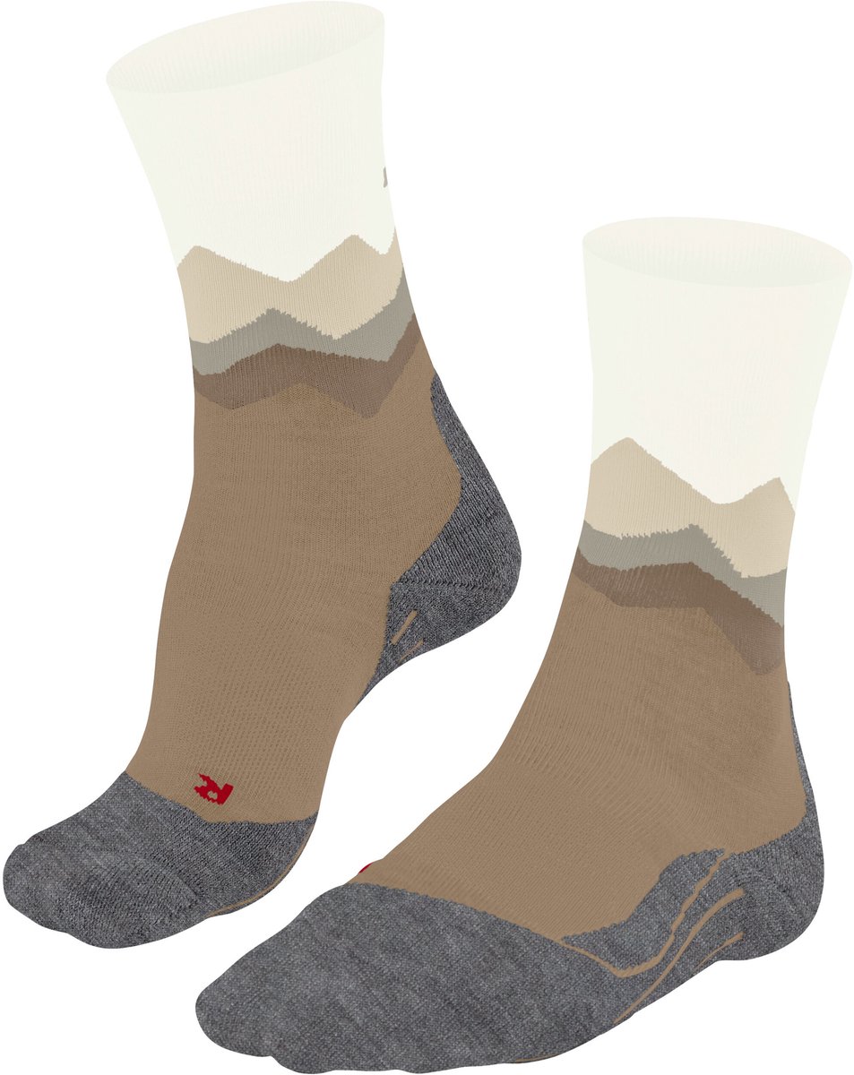FALKE TK2 Crest Trekking Sokken Dames Grijs