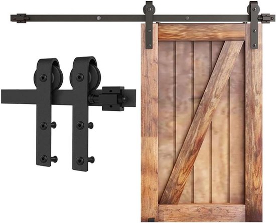 WOLFBIRD 76 cm / 2,5 voet rail super mini schuifdeur hardware kit voor