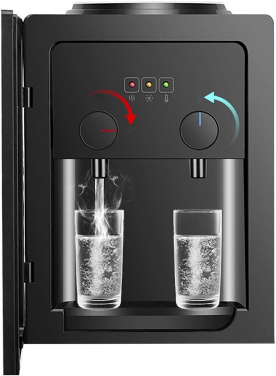 Thuys – Waterkoeler – Waterdispenser Met Koud Water – Dispenser – 27cm x 24cm x 37cm – Zwart