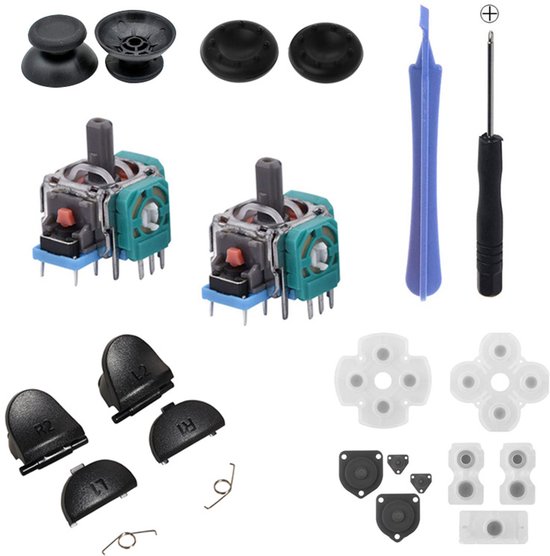 Kit Réparation Manette PS4 DualShock 4 - Boutons L2 R2 - Remplacement - Neuf - Compatible Sony PlayStation 4