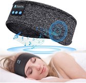 Slaaphoofdtelefoon - Grijs |Bluetooth-sporthoofdban| draadloos slaapmasker met dunne| Hoofdband - Slaap Koptelefoon Draadloos - Zweetband Hoofd - Oplaadbaar via USB |HD-stereomuziekluidsprekers voor training| zijslaper headphones