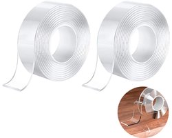 Hoekbeschermers Baby - 2 Stucks 2cm × 2m - Zelfklevend - Tafelhoek Beschermers - Hoekbeschermer Tafel - Stootrand Foam - Veiligheid Baby Kind & Peuter - Geschikt Voor Kinderen - Hoekbescherming - Veiligheid - Transparant