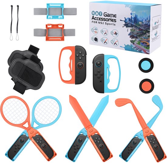 MMOBIEL Sportaccessoires Set 18-in-1 - Nintendo Switch 2 - Familie