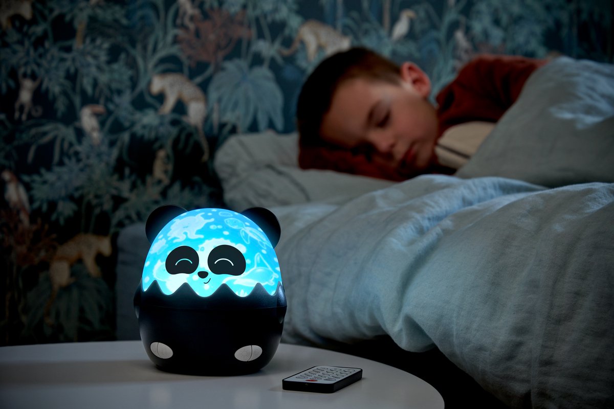 HiBuddies- Nachtlamp met Projector en Muziek voor Kinderen - Bao de Panda – foto 5