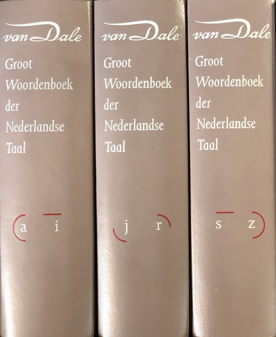 Grote van dale wdb 3dln-12de druk ns