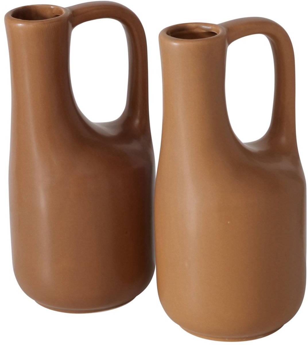 Vaas steen bruin H18,2cm