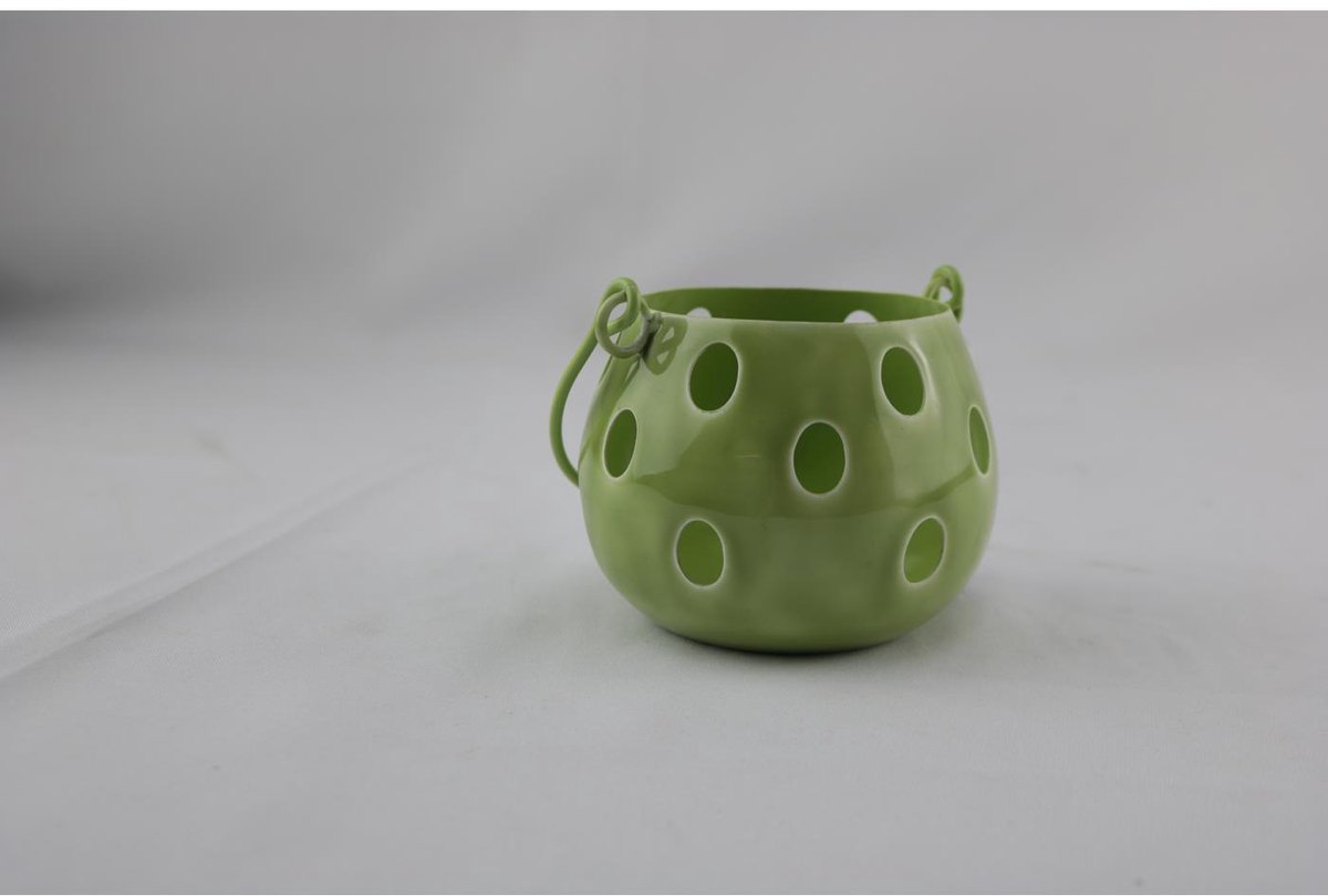 Lantaarn S groen 11x11x8,5cm