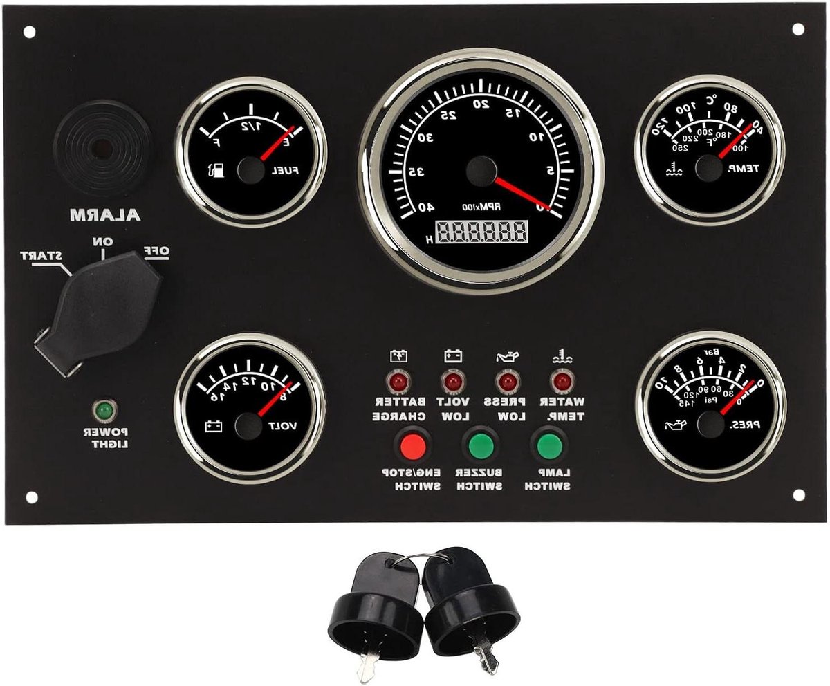 Allecto Plus - Instrumentenpaneel Boot met Dashboardmeterset en Toerenteller